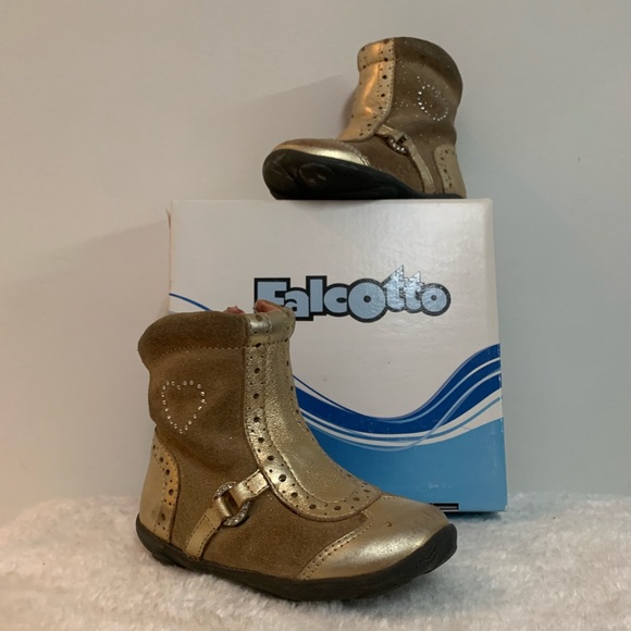 Falcotto Italian Leather Booties - Picture 2 of 8